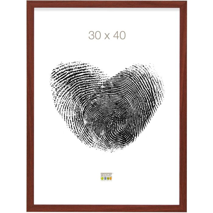 Cadre en bois MDF Deknudt S44C 10x15 cm brun clair