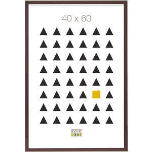 Cadre en bois MDF Deknudt S44C 30x45 cm brun foncé