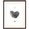 Cadre en bois S40A brun foncé 24x30 cm - 18x24 cm