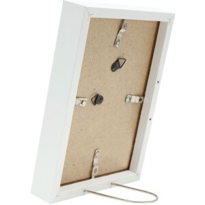 Cadre en bois S40A blanc 15x20 cm - 13x18 cm