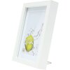 Cadre en bois Deknudt S40A blanc 40x60 cm avec passe-partout 30x45 cm