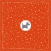 Artebene Serviettes en papier 33x33 cm Scotch Terrier Mini rouge