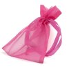 Sachet organza 9x12 cm rose