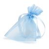 Sachet organza 9x12 cm bleu clair