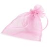 Sachet en organza 17x21 cm rose