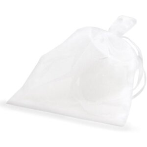 Sachet organza 17x21 cm blanc