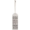 Preuve damitié Pendentif décoratif 5x15 cm