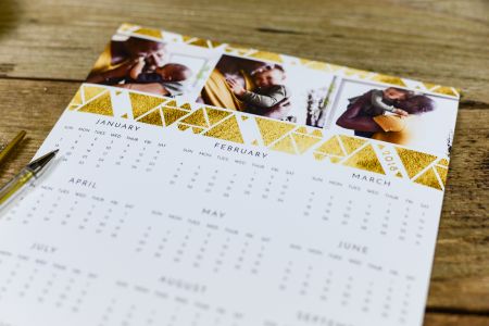 Idées de création de calendriers photo